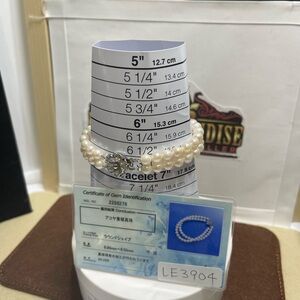 Akoya Bracelet size 6.0-6.5 mm.17.8 cm or 63/4 inches.